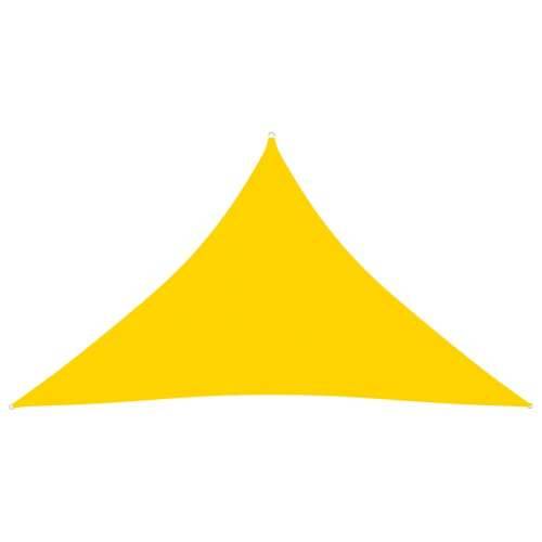 Jedro za zaštitu od sunca od tkanine trokutasto 3,5 x 3,5 x 4,9 m žuto - Žuta 3.5 x 3.5 x 4.9 m 1 Cijena