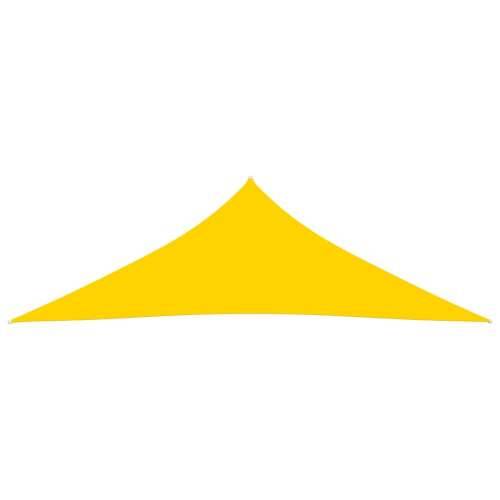 Jedro za zaštitu od sunca od tkanine trokutasto 3,5 x 3,5 x 4,9 m žuto - Žuta 3.5 x 3.5 x 4.9 m 1 Cijena