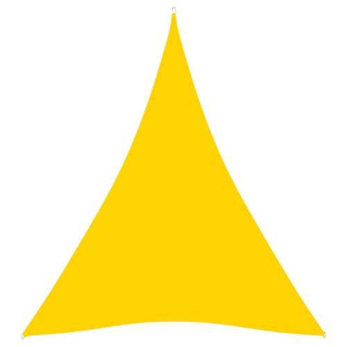 Jedro za zaštitu od sunca od tkanine Oxford trokutasto 4x5x5 m žuto - Žuta 4 x 5 x 5 m 1 Cijena