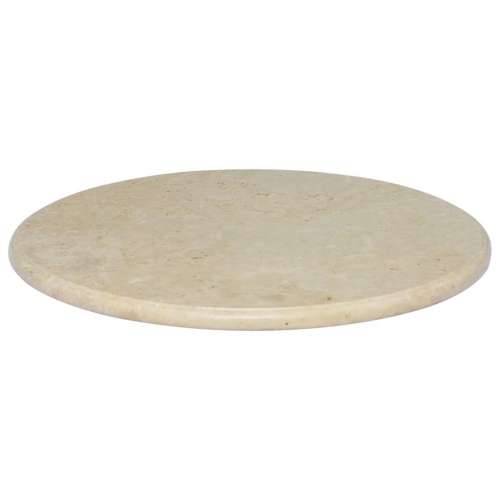 Stolna ploča krem Ø 60 x 2,5 cm mramorna - Krema Ø 60 x 2.5 cm 1 Cijena