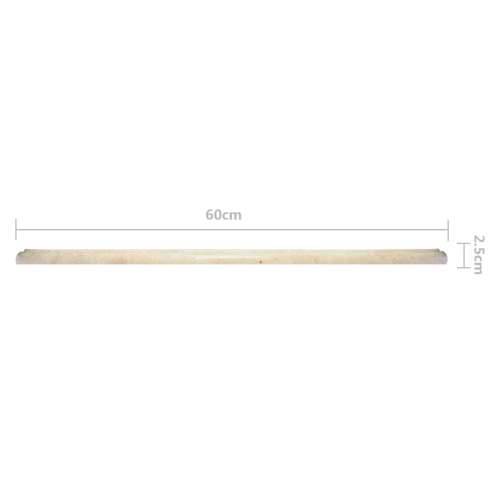 Stolna ploča krem Ø 60 x 2,5 cm mramorna - Krema Ø 60 x 2.5 cm 1 Cijena