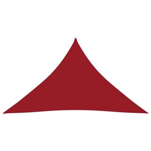 Jedro za zaštitu od sunca od tkanine trokutasto 2,5x2,5x3,5 m crveno - Crvena 2.5 x 2.5 x 3.5 m 1 Cijena