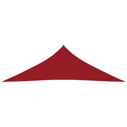 Jedro za zaštitu od sunca od tkanine trokutasto 2,5x2,5x3,5 m crveno - Crvena 2.5 x 2.5 x 3.5 m 1 Cijena