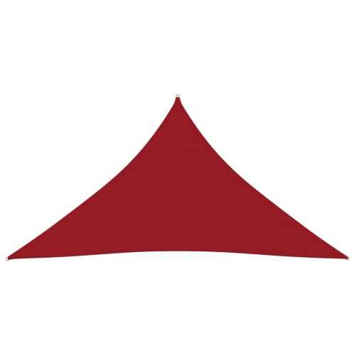 Jedro za zaštitu od sunca od tkanine Oxford trokutasto 4x5x5 m crveno - Crvena 4 x 5 x 5 m 1 Cijena