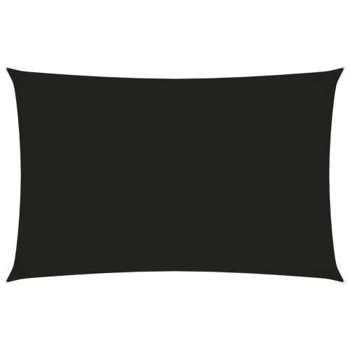 Jedro protiv sunca od tkanine Oxford pravokutno 2 x 5 m crno