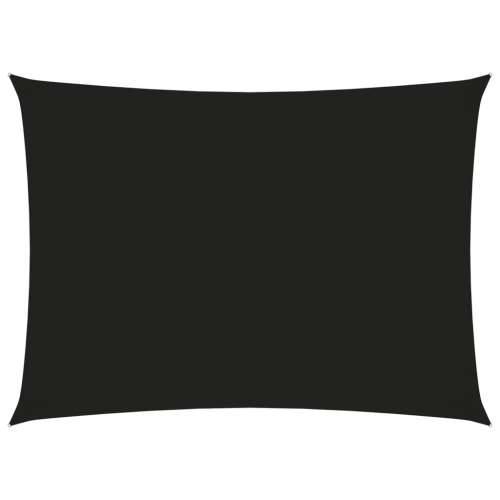 Jedro protiv sunca od tkanine Oxford pravokutno 3 x 4,5 m crno