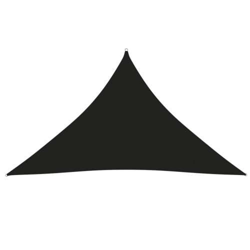 Jedro protiv sunca od tkanine Oxford trokutasto 4x4x5,8 m crno
