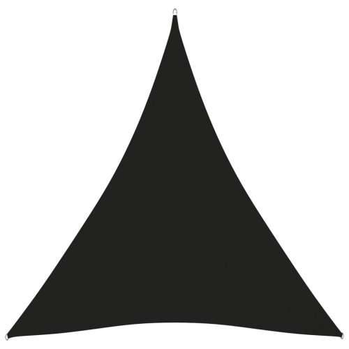 Jedro protiv sunca od tkanine Oxford trokutasto 4x5x5 m crno