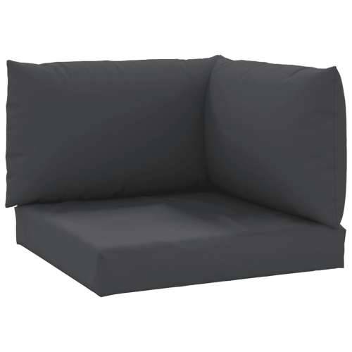 Jastuci za sofu od paleta 3 kom crni od tkanine Cijena