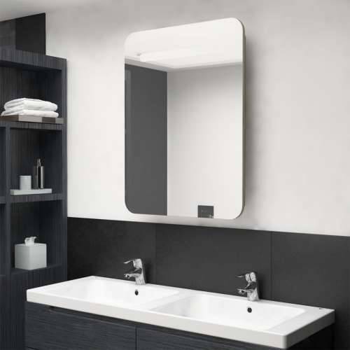 LED kupaonski ormarić s ogledalom boja hrasta 60 x 11 x 80 cm - Boja hrasta 1 Cijena