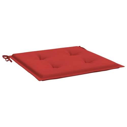 Jastuci za vrtne stolice 6 kom crveni 40x40x4 cm od tkanine - Crvena 40 x 40 x 3 cm 6 Cijena