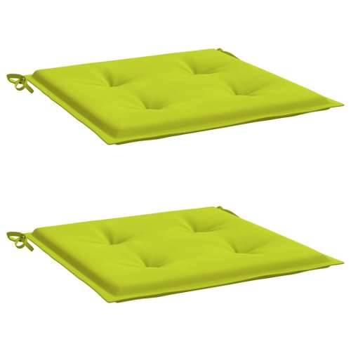 Jastuci za vrtne stolice 2 kom zeleni 50x50x4 cm od tkanine - Svjetlozelena 50 x 50 x 3 cm 2 Cijena