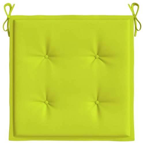 Jastuci za vrtne stolice 2 kom zeleni 50x50x4 cm od tkanine - Svjetlozelena 50 x 50 x 3 cm 2 Cijena