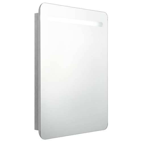 LED kupaonski ormarić s ogledalom boja betona 60 x 11 x 80 cm - Beton siva 1 Cijena