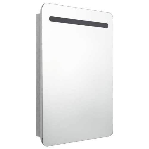 LED kupaonski ormarić s ogledalom boja betona 60 x 11 x 80 cm - Beton siva 1 Cijena