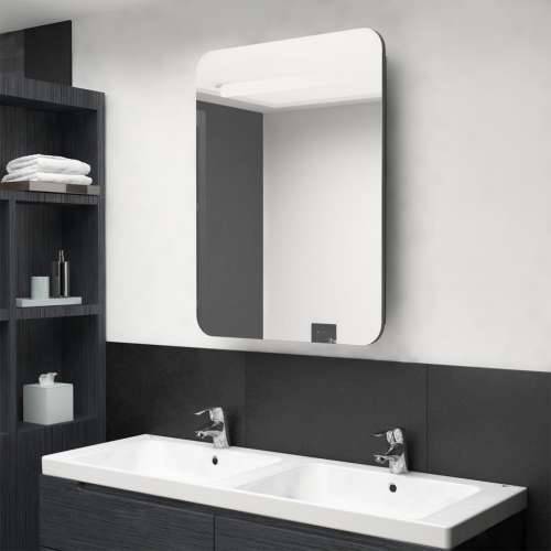 LED kupaonski ormarić s ogledalom antracit 60 x 11 x 80 cm - Antracit 1 Cijena