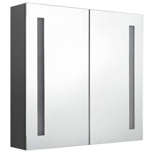 LED kupaonski ormarić s ogledalom sivi 62 x 14 x 60 cm - Siva 62 x 14 x 60 cm 1 Cijena