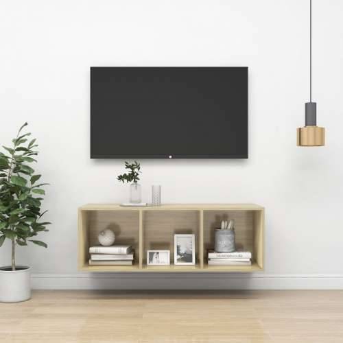 Zidni TV ormarić boja hrasta 37 x 37 x 107 cm konstruirano drvo - sonoma hrast 1 107 cm Cijena