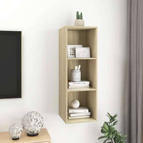 Zidni TV ormarić boja hrasta 37 x 37 x 107 cm konstruirano drvo - sonoma hrast 1 107 cm Cijena