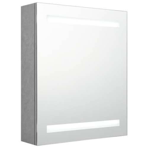 LED kupaonski ormarić s ogledalom siva boja betona 50x14x60 cm - Beton siva 1 Cijena