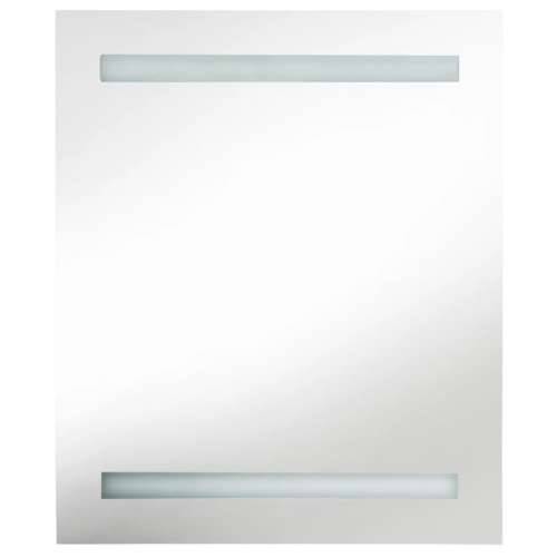 LED kupaonski ormarić s ogledalom siva boja betona 50x14x60 cm - Beton siva 1 Cijena
