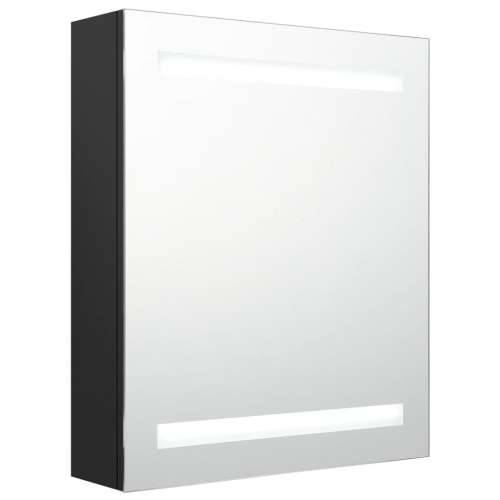 LED kupaonski ormarić s ogledalom crni 50 x 14 x 60 cm - Crna 1 Cijena