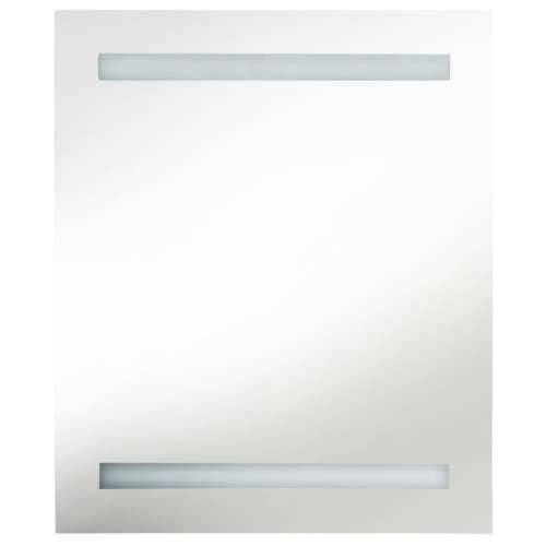 LED kupaonski ormarić s ogledalom crni 50 x 14 x 60 cm - Crna 1 Cijena