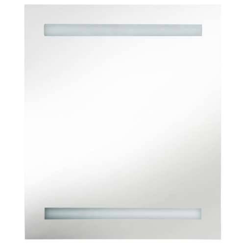 LED kupaonski ormarić s ogledalom bijeli i hrast 50x14x60 cm Cijena