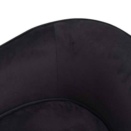 Sofa za pse crna 69 x 49 x 40 cm od pliša i umjetne kože - Crna Cijena