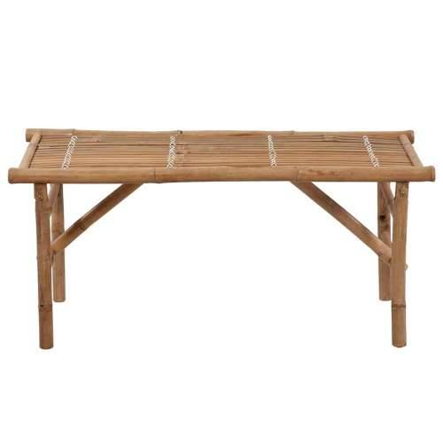 Sklopiva vrtna klupa s jastukom 118 cm od bambusa - Antracit 120 x 50 x 4 cm 1 2 Cijena