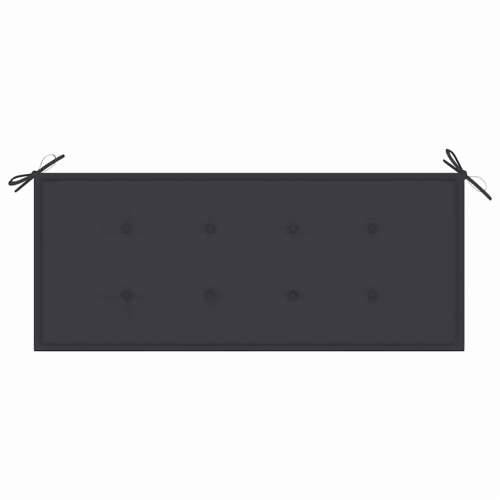 Sklopiva vrtna klupa s jastukom 118 cm od bambusa - Antracit 120 x 50 x 4 cm 1 2 Cijena