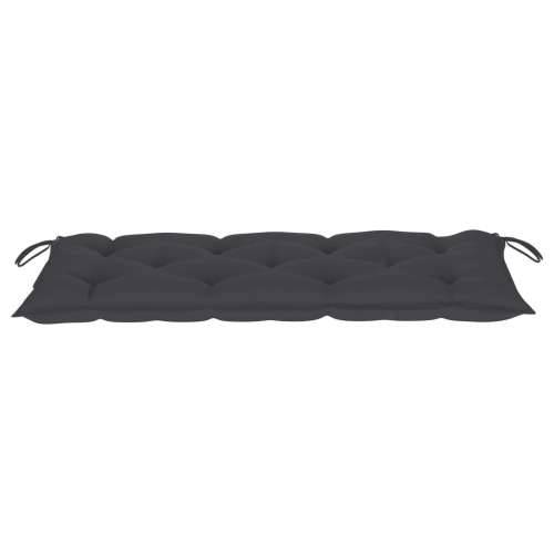 Sklopiva vrtna klupa s jastukom 118 cm od bambusa - Antracit 120 x 50 x 7 cm 1 Cijena