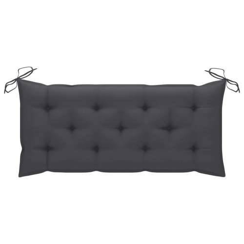 Sklopiva vrtna klupa s jastukom 118 cm od bambusa - Antracit 120 x 50 x 7 cm 1 Cijena