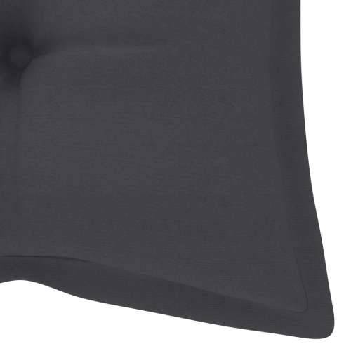 Sklopiva vrtna klupa s jastukom 118 cm od bambusa - Antracit 120 x 50 x 7 cm 1 Cijena