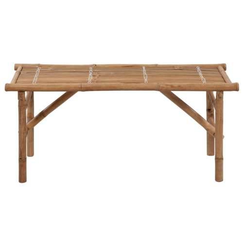 Sklopiva vrtna klupa s jastukom 118 cm od bambusa - Krema 120 x 50 x 7 cm 1 Cijena