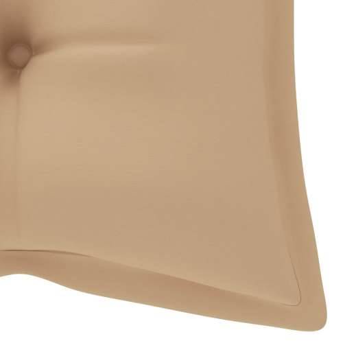 Sklopiva vrtna klupa s jastukom 118 cm od bambusa Bež 120 x 50 x 7 cm 1 Cijena