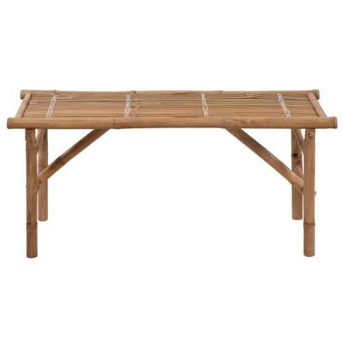 Sklopiva vrtna klupa s jastukom 118 cm od bambusa - Plava 120 x 50 x 7 cm 1 Cijena