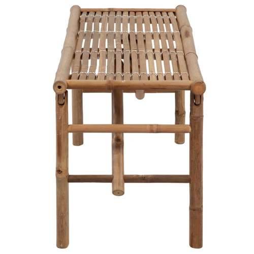 Sklopiva vrtna klupa s jastukom 118 cm od bambusa - Plava 120 x 50 x 7 cm 1 Cijena