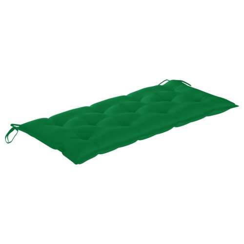 Sklopiva vrtna klupa s jastukom 118 cm od bambusa - Zelena 120 x 50 x 7 cm 1 Cijena