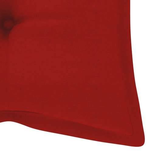 Sklopiva vrtna klupa s jastukom 118 cm od bambusa - Crvena 120 x 50 x 7 cm 1 Cijena