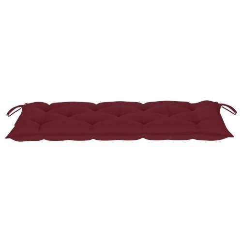 Sklopiva vrtna klupa s jastukom 118 cm od bambusa - boja crnog vina 120 x 50 x 7 cm 1 Cijena