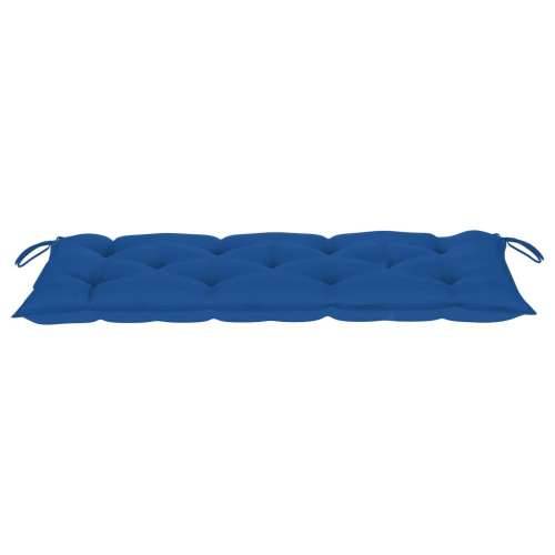 Sklopiva vrtna klupa s jastukom 118 cm od bambusa - Kraljevski plava 120 x 50 x 7 cm 1 Cijena
