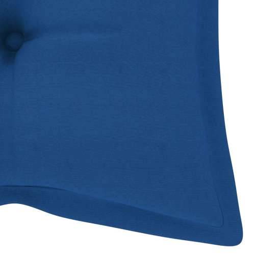 Sklopiva vrtna klupa s jastukom 118 cm od bambusa - Kraljevski plava 120 x 50 x 7 cm 1 Cijena