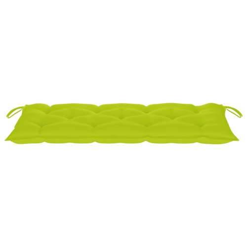 Sklopiva vrtna klupa s jastukom 118 cm od bambusa Svjetlozelena 120 x 50 x 7 cm 1 Cijena