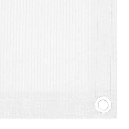 Balkonski zastor bijeli 120 x 400 cm HDPE Cijena