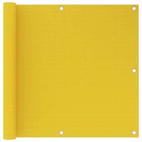Balkonski zastor žuti 90 x 600 cm HDPE Cijena
