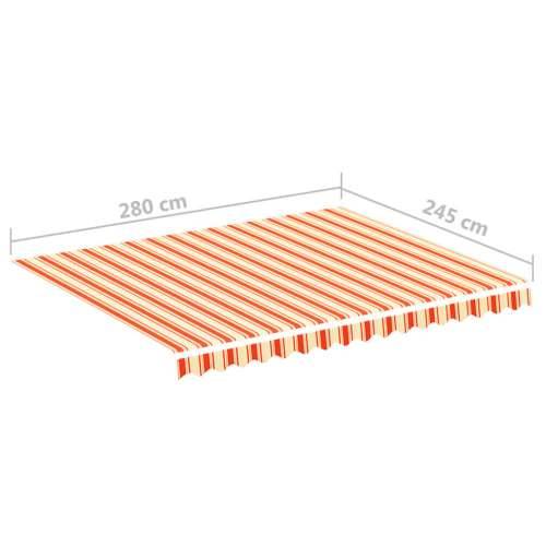 Zamjenska tkanina za tendu žuto-narančasta 3 x 2,5 m Cijena
