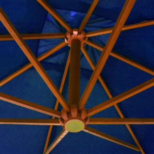 Viseći vrtni suncobran sa stupom azurni 3x3 m masivna jelovine - azurnoplava 3 x 3 m 1 Cijena