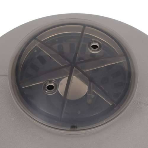 Pješčani filtar za bazen s bočnim ventilom sa 6 položaja sivi Cijena