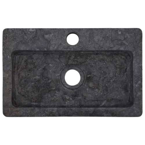 Zidni Lavabo - Umivaonik sivi 38 x 24 x 6,5 cm mramorni - Siva Cijena